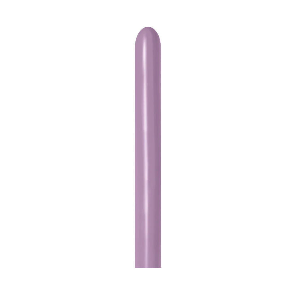GLOBO LATEX TUBITO PASTEL DUSK LAVANDA