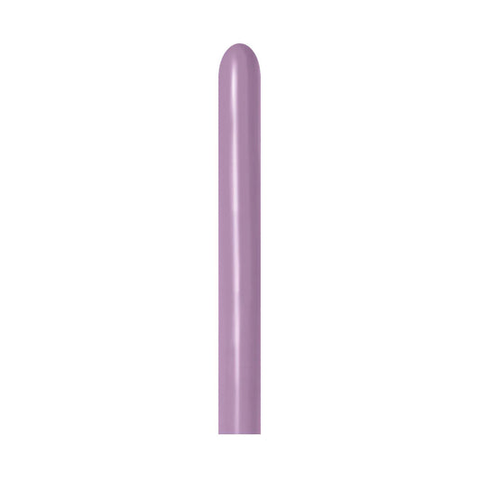 GLOBO LATEX TUBITO PASTEL DUSK LAVANDA