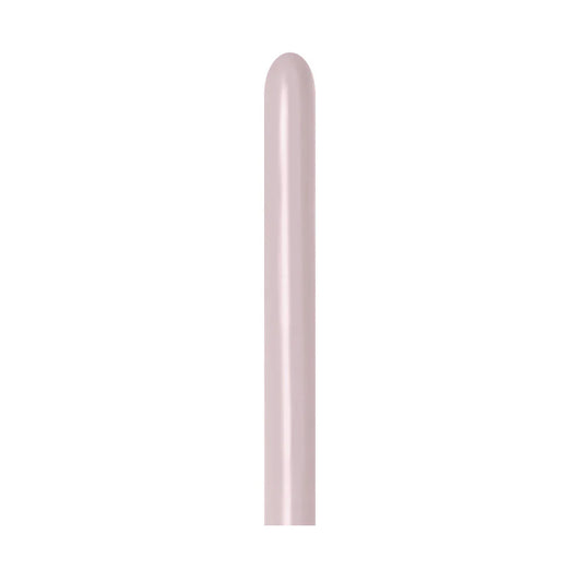 GLOBO LATEX TUBITO PASTEL DUSK ROSA