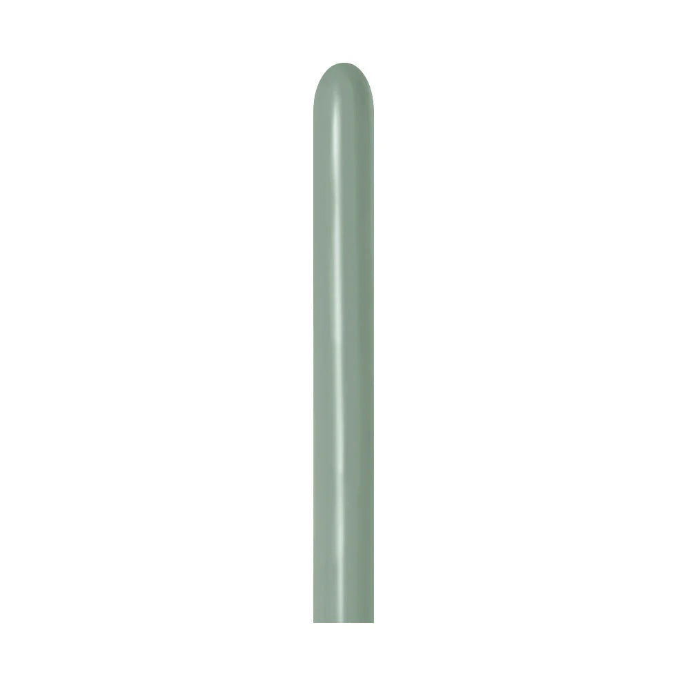GLOBO LATEX TUBITO PASTEL DUSK VERDE LAUREL