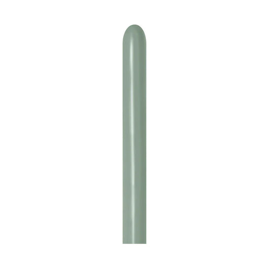 GLOBO LATEX TUBITO PASTEL DUSK VERDE LAUREL