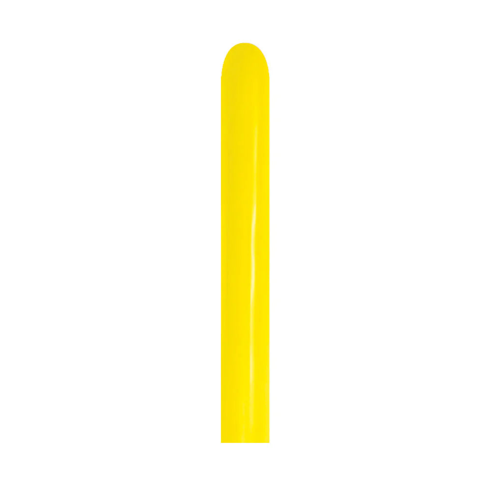 GLOBO LATEX TUBITO FASHION AMARILLO