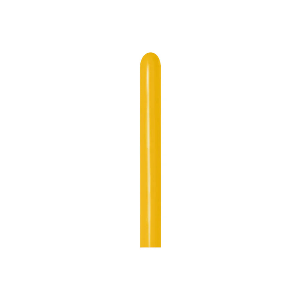 GLOBO LATEX TUBITO FASHION AMARILLO MIEL