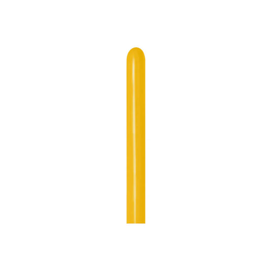 GLOBO LATEX TUBITO FASHION AMARILLO MIEL