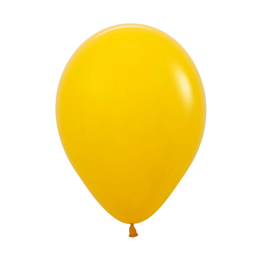 GLOBO LATEX REDONDO FASHION AMARIlLO MIEL