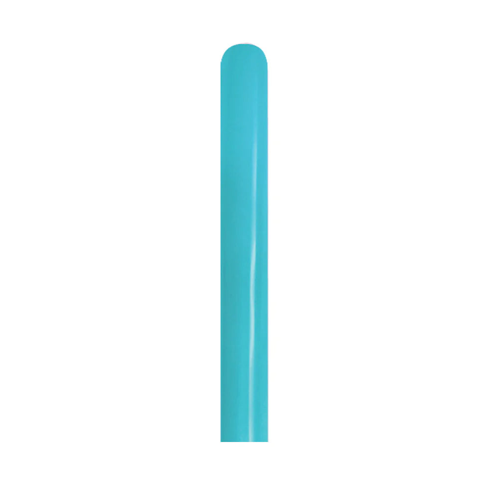 GLOBO LATEX TUBITO FASHION AZUL CELESTE