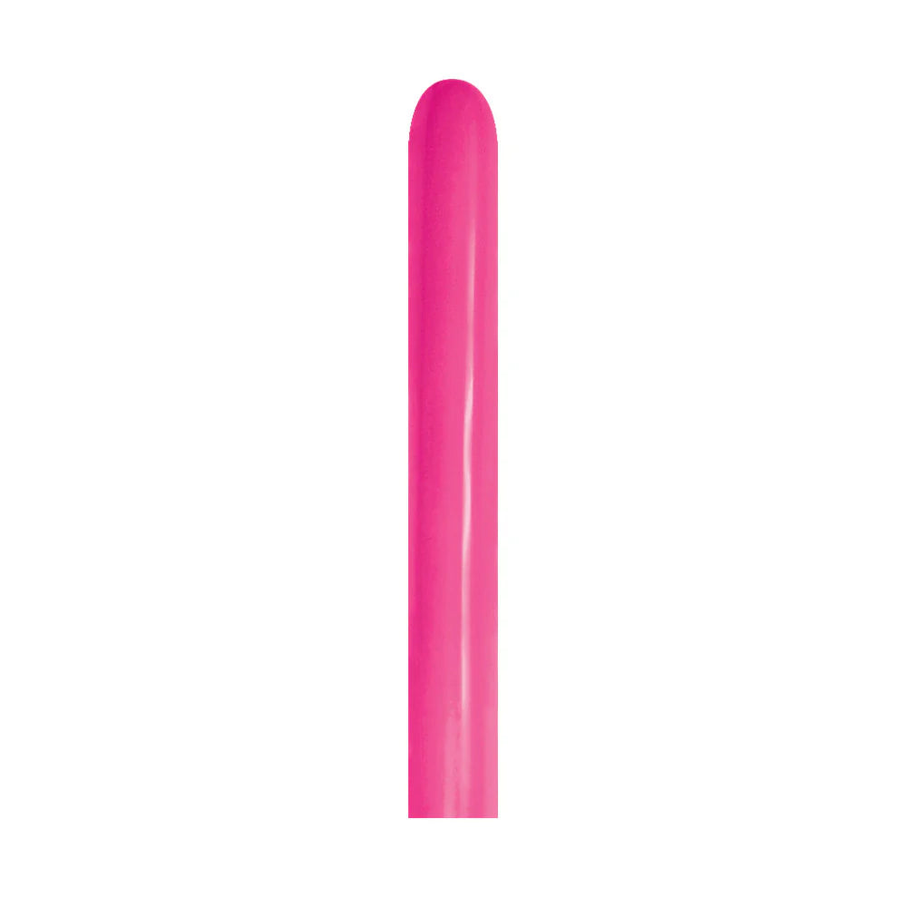GLOBO LATEX TUBITO FASHION FUCSIA
