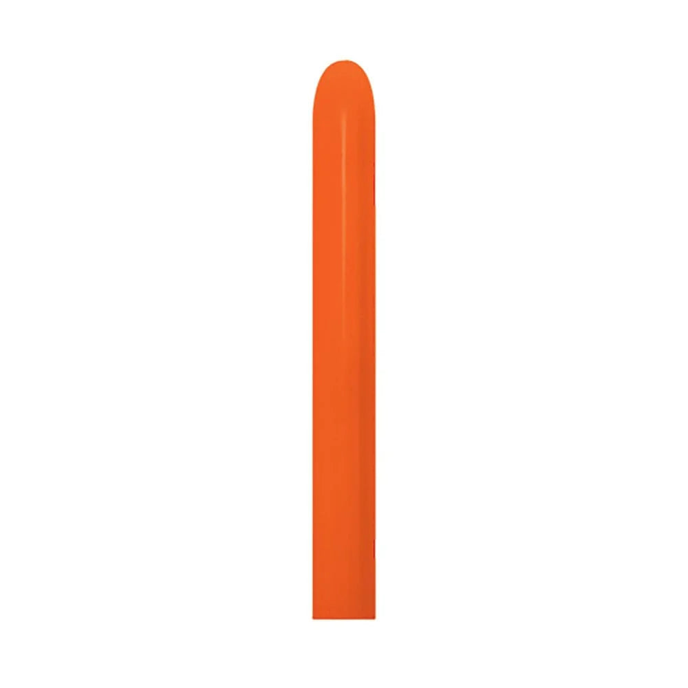 GLOBO LATEX TUBITO FASHION NARANJA