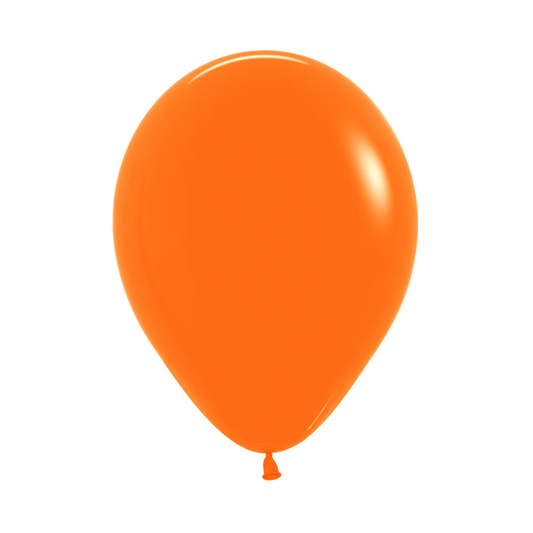 GLOBO LATEX REDONDO FASHION NARANJA