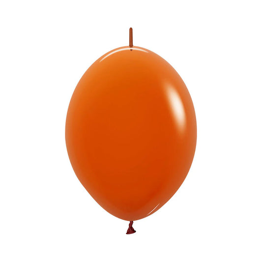 GLOBO LATEX LINK-O-LOON® FASHION NARANJA COBRIZO