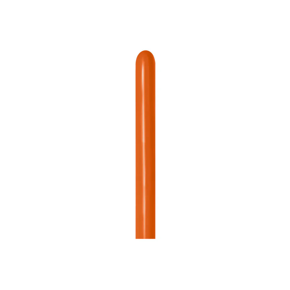GLOBO LATEX TUBITO FASHION NARANJA COBRIZO
