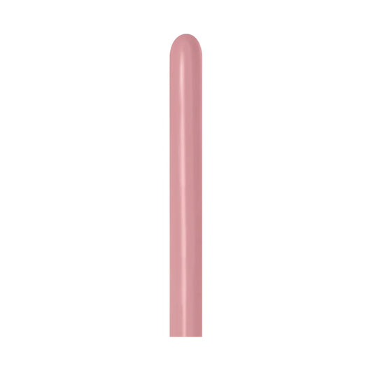 GLOBO LATEX TUBITO FASHION PALO DE ROSA