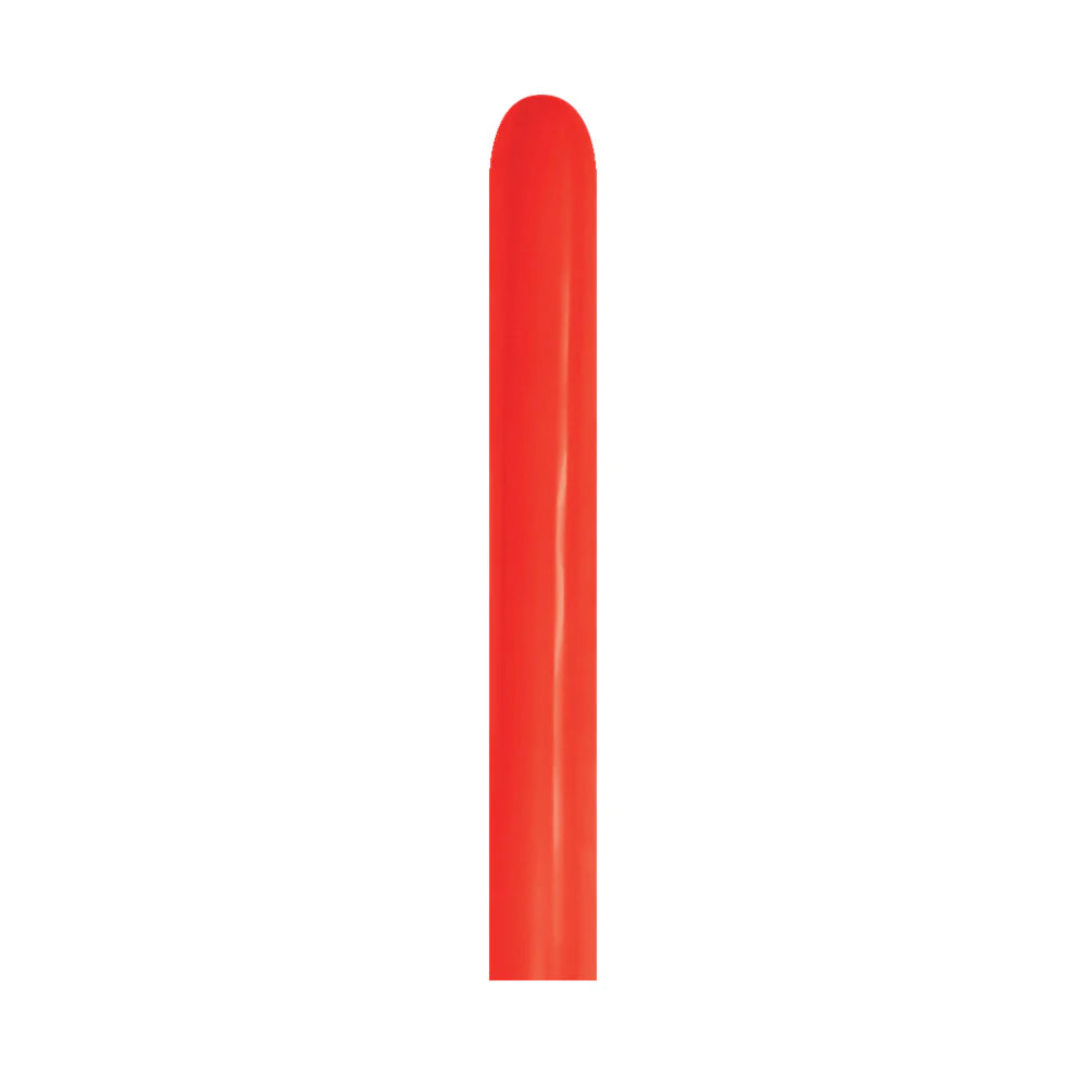 GLOBO LATEX TUBITO FASHION ROJO