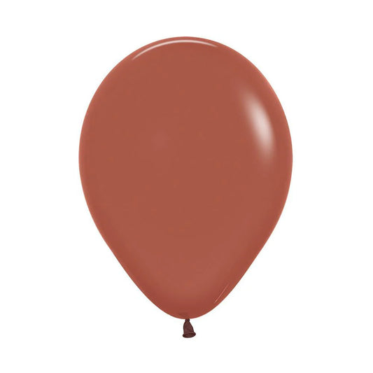 GLOBO LATEX REDONDO FASHION TERRACOTA