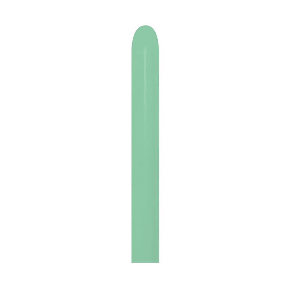 GLOBO LATEX TUBITO FASHION VERDE MENTA