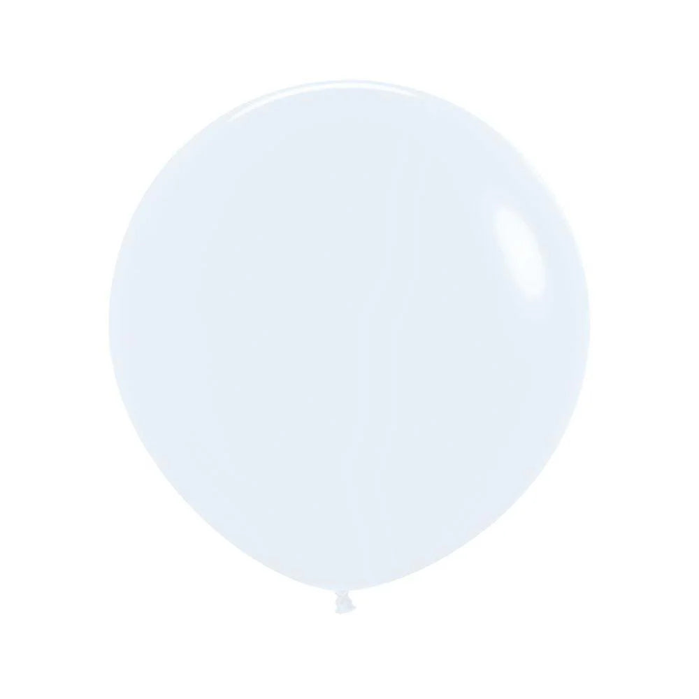 GLOBO LATEX REDONDO FASHION BLANCO
