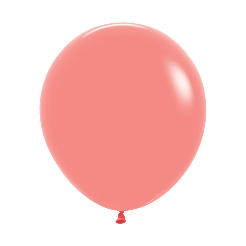 GLOBO LATEX REDONDO FASHION CORAL TROPICAL