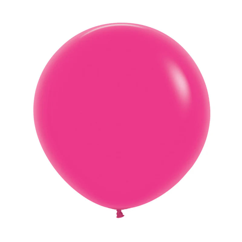 GLOBO LATEX REDONDO FASHION FUCSIA