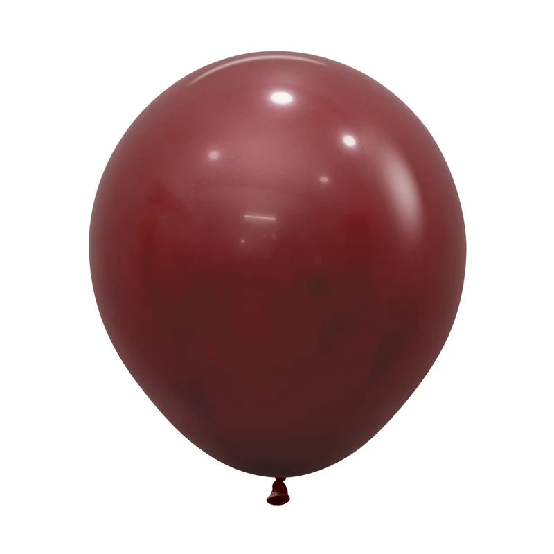 GLOBO LATEX REDONDO FASHION MERLOT