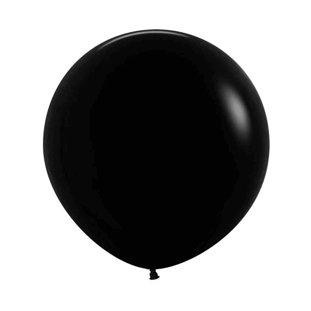GLOBO LATEX REDONDO FASHION NEGRO