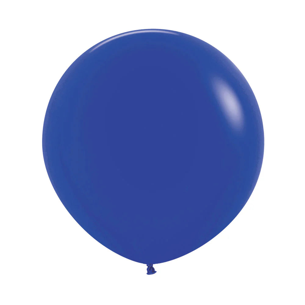 GLOBO LATEX REDONDO FASHION AZUL REY
