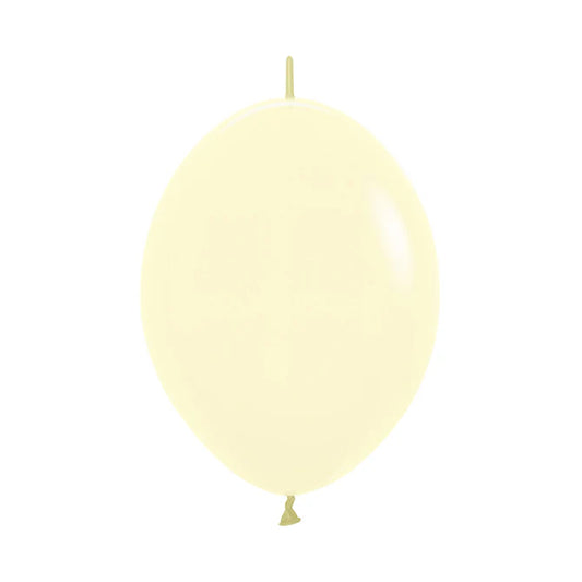 GLOBO LATEX LINK-O-LOON® PASTEL MATE AMARILLO