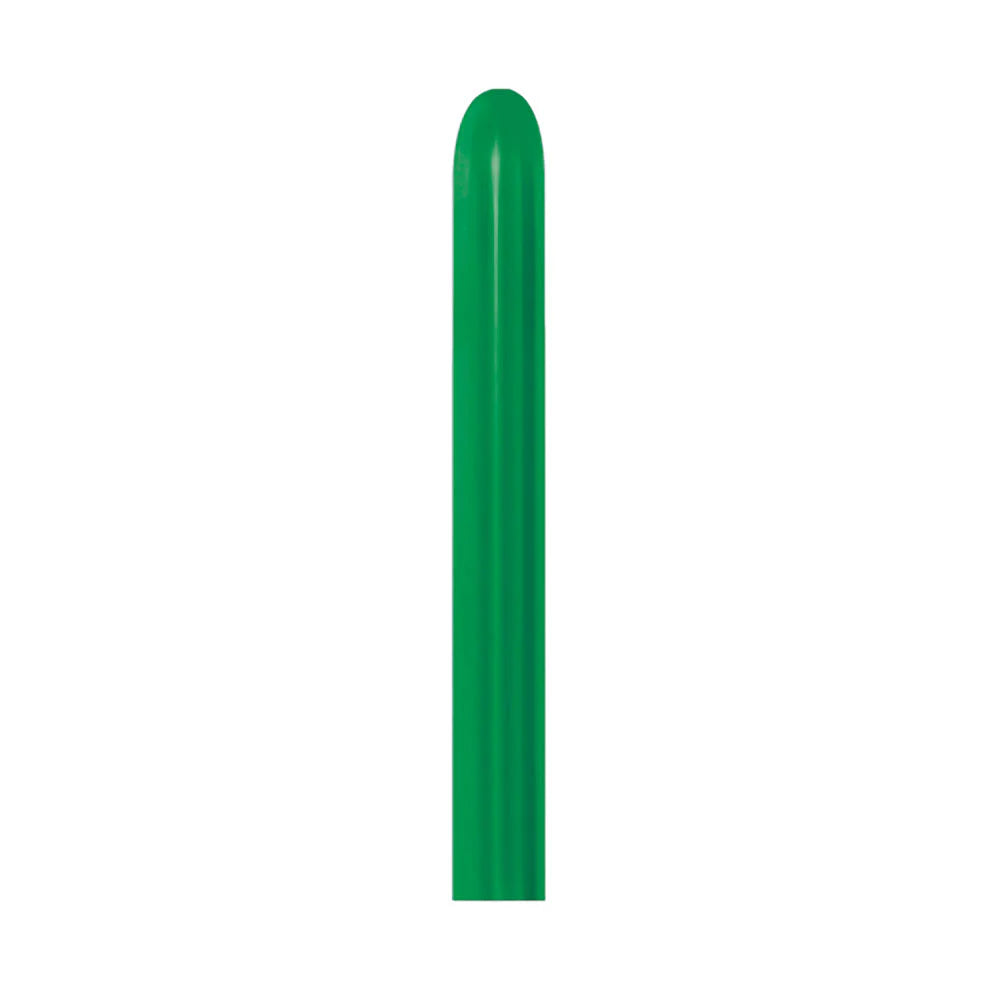 GLOBO LATEX TUBITO METAL VERDE SELVA