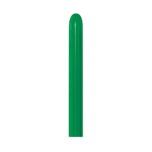 GLOBO LATEX TUBITO METAL VERDE SELVA