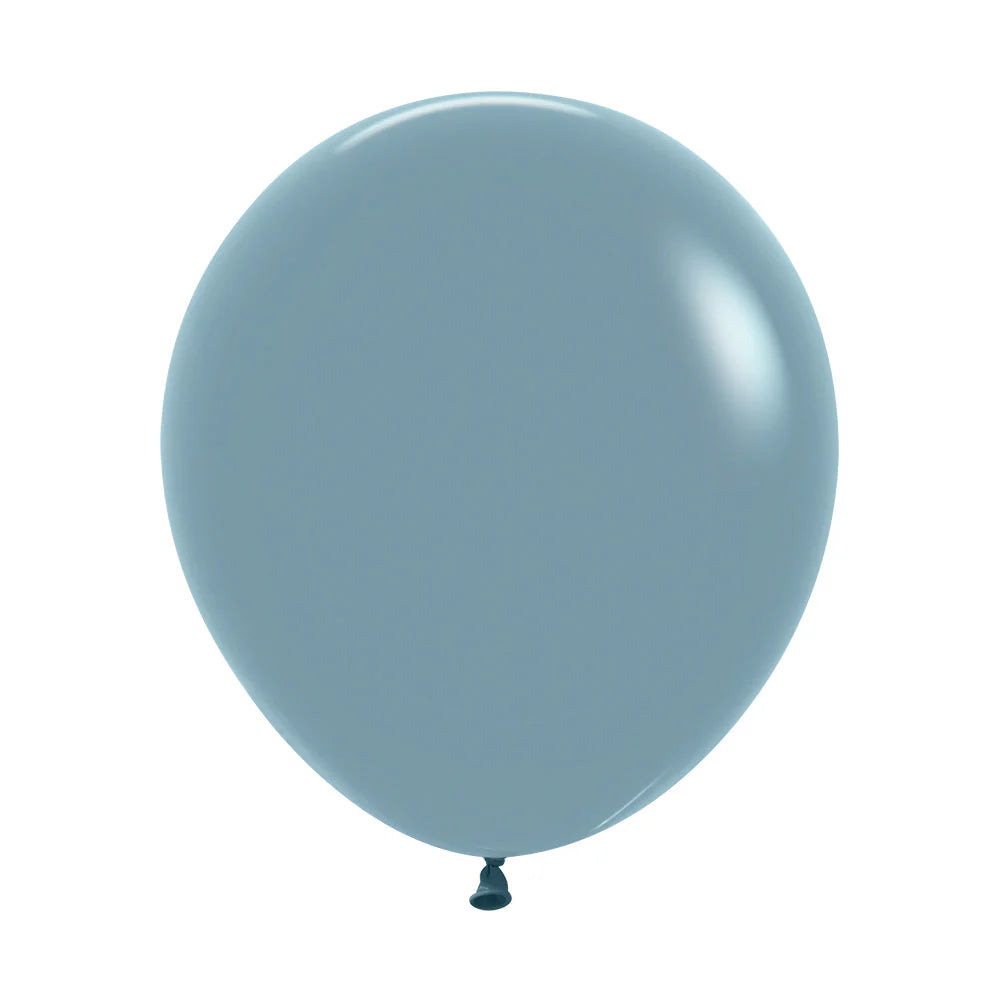 GLOBO LATEX REDONDO PASTEL DUSK AZUL