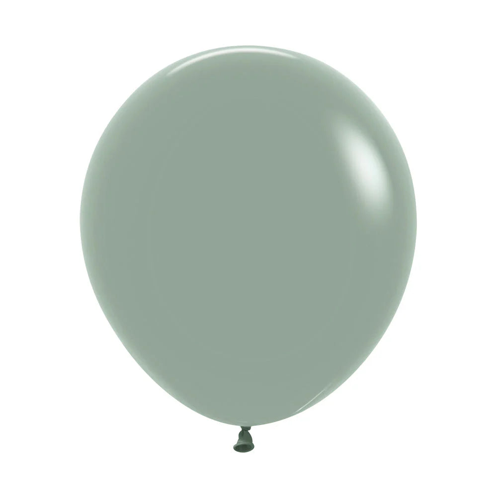 GLOBO LATEX REDONDO PASTEL DUSK VERDE LAUREL