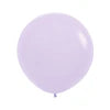 GLOBO LATEX REDONDO PASTEL MATE LILA
