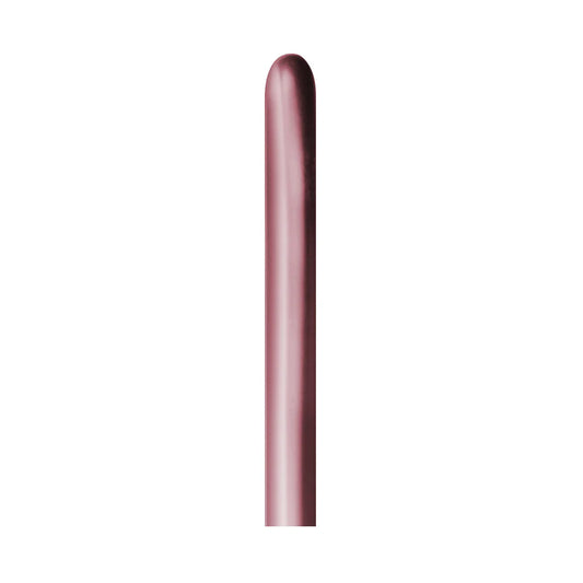 GLOBO LATEX TUBITO REFLEX ROSADO
