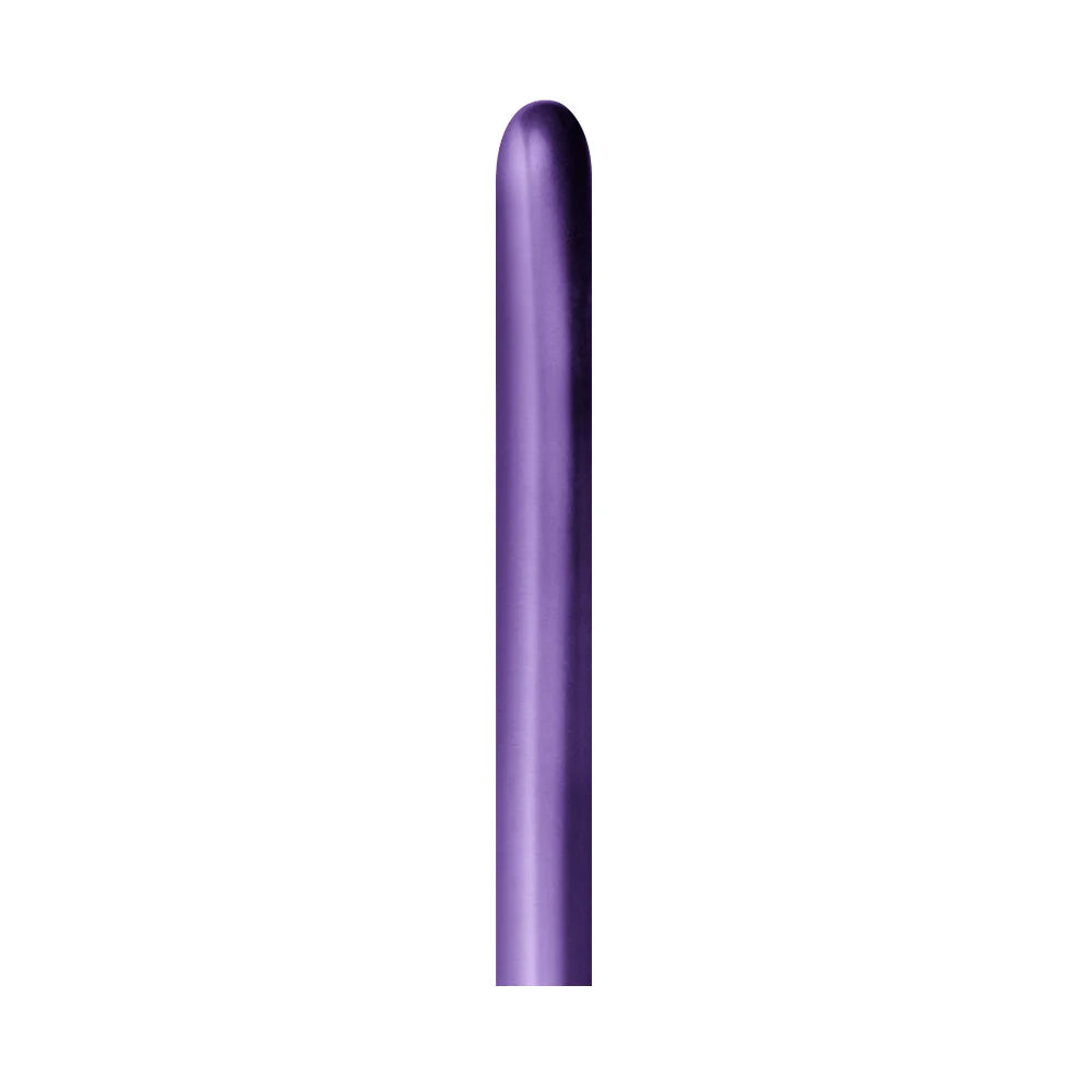 GLOBO LATEX TUBITO REFLEX VIOLETA