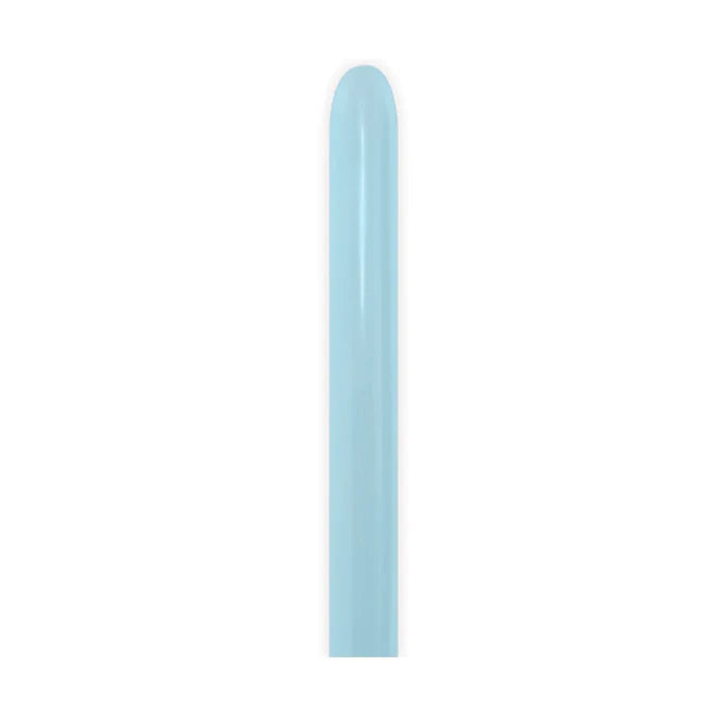 GLOBO LATEX TUBITO SATIN AZUL