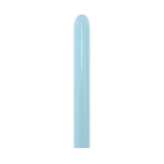 GLOBO LATEX TUBITO SATIN AZUL
