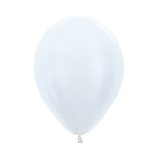 GLOBO LATEX REDONDO SATIN BLANCO