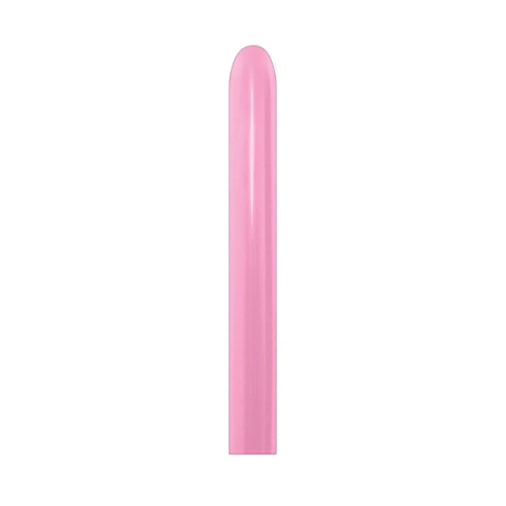 GLOBO LATEX TUBITO SATIN ROSADO