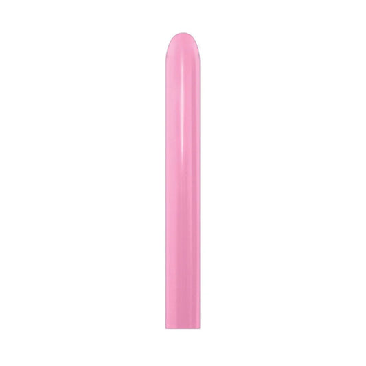 GLOBO LATEX TUBITO SATIN ROSADO