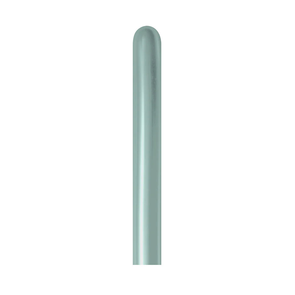 GLOBO LATEX TUBITO SILK VERDE MENTA