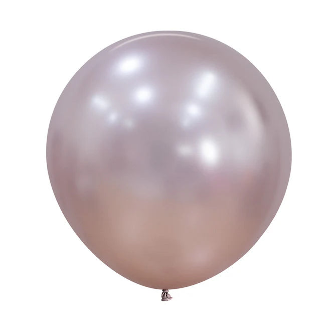 GLOBO LATEX REDONDO SILK ROSA PRIMAVERAL