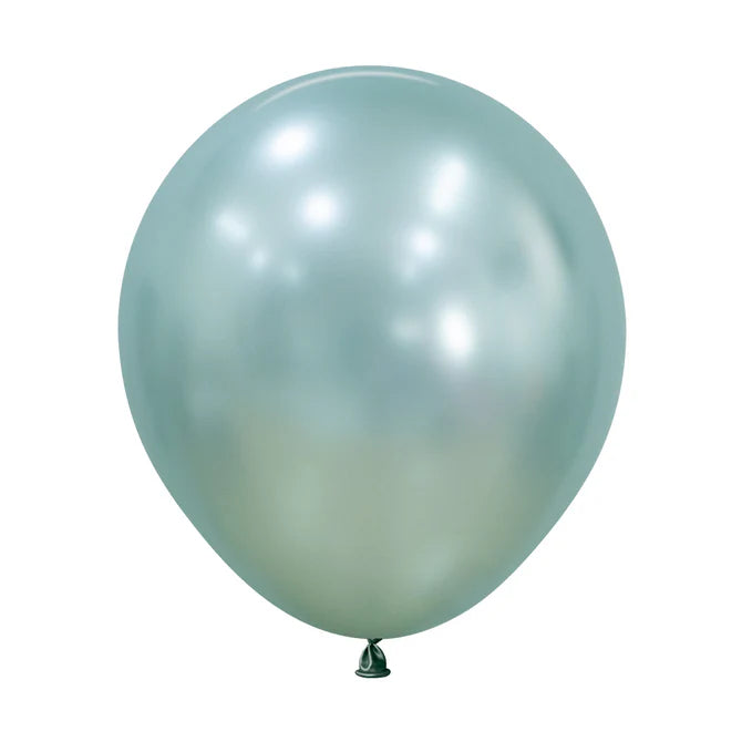GLOBO LATEX REDONDO SILK VERDE MENTA