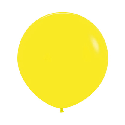 GLOBO LATEX REDONDO FASHION AMARILLO