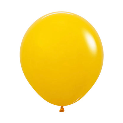 GLOBO LATEX REDONDO FASHION AMARIlLO MIEL