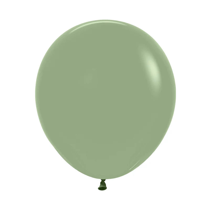 GLOBO LATEX REDONDO FASHION EUCALIPTO