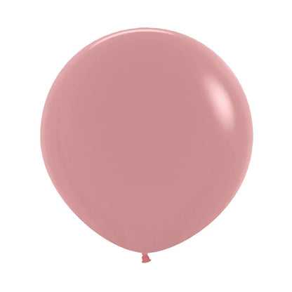 GLOBO LATEX REDONDO FASHION PALO DE ROSA