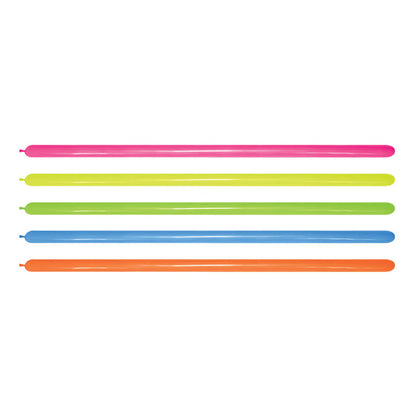 GLOBO LATEX TUBITO NEON SURTIDO