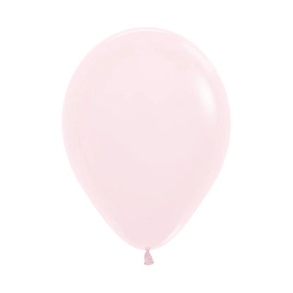 GLOBO LATEX REDONDO PASTEL MATE ROSADO