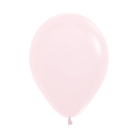 GLOBO LATEX REDONDO PASTEL MATE ROSADO