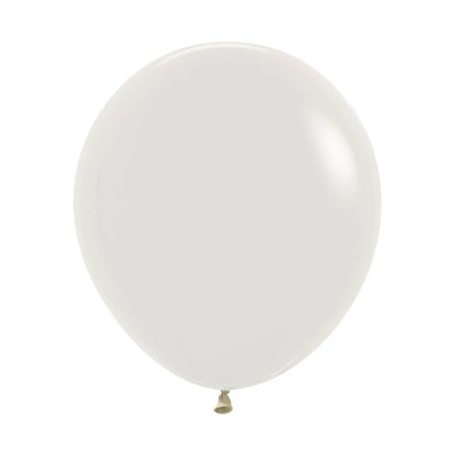 GLOBO LATEX REDONDO PASTEL DUSK CREMA