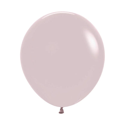 GLOBO LATEX REDONDO PASTEL DUSK ROSA